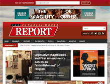 Tablet Screenshot of catholicworldreport.com